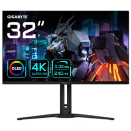 GIGABYTE OLED AORUS FO32U2 32 4K UHD OLED FreeSync Premium Pro Black - PC Monitor