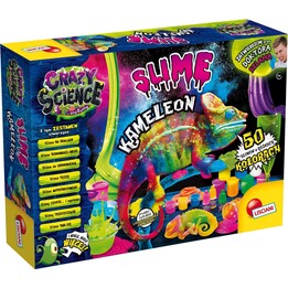 Kit scientifico "Crazy Science Slime Chameleon" di Lisciani