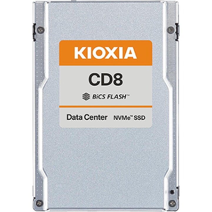 SSD CD8-R 7680 Go U.2 NVMe Gen.4 1x4 DWPD 1 3D TLC BiCS Flash Data Center NVMe non-SED SIE PLP