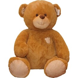 Ours en peluche assis Tulilo Octavian, marron, 75 cm