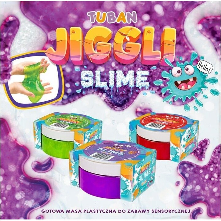 Tuban Jiggly Slime Bleu myrtille 500 g