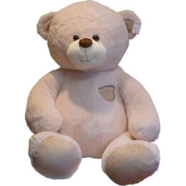 Tulilo Plüsch-Teddybär „Oktawian“, cremefarben, 75 cm