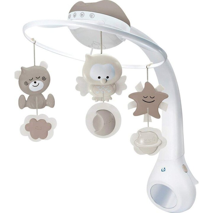 B-KIDS 3-in-1 Music Project Track Carousel, Beige