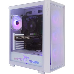 White Shark GCC-2401 Warhead-3 Blanco 4 Ventiladores 12cm RGB