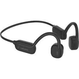 Fones de ouvido sem fio HEAD HDTW01 com condução óssea - BT 5.1 · Microfone · Preto