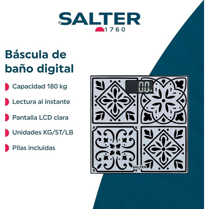 Bilancia elettronica Salter SA00702TCFEU12 Tanger Tile