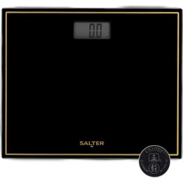 Salter 9207 BGHCFEU12 Compact Electronic Bathroom Scale, Black