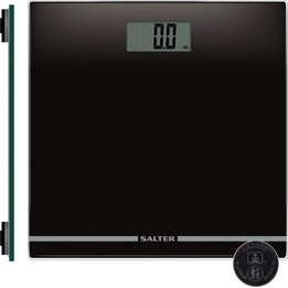 Bilancia elettrica Salter 9205 BHCFEU12 con ampio display in vetro, colore nero.