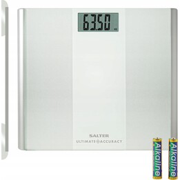 Balance électronique de salle de bain Salter 9009 WFEU12, précision ultime, blanche