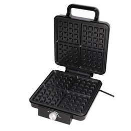 ExtraLink Home Waffle maker 1500W black with 4 compartments