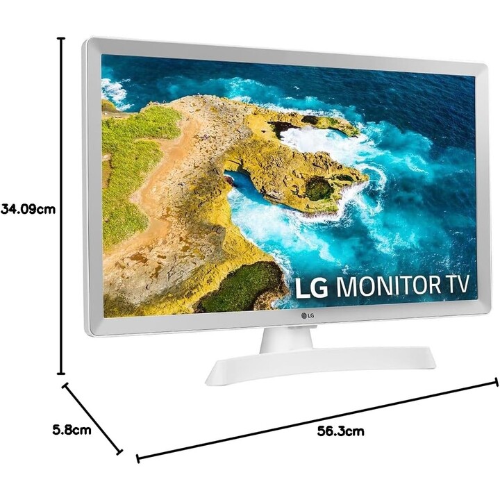 TV LG 24TQ510S-WZ 24'/ HD/ Smart TV/ WiFi/ White