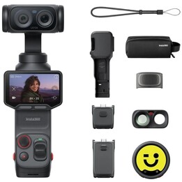 Insta360 Luna Ultra Câmera Digital Esportiva - Pacote Creator/ 8K/ Ângulo de Visão 360°/ Preta