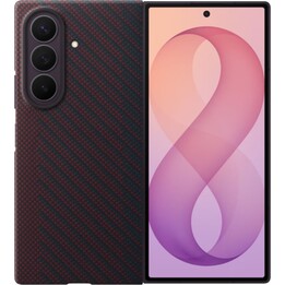 Samsung Carbon-Rückseite Rot Magnetisch Samsung Galaxy Z Fold 8 Ultra