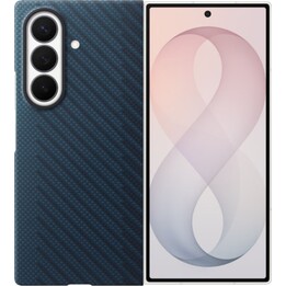 Samsung Carbon-Rückseite, blau, magnetisch, für Samsung Galaxy Z Fold 8 Ultra