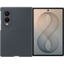 Cover posteriore magnetica in silicone nero per Samsung Galaxy Z Fold 8