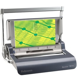 Fellowes Quasar Drahtkammbindemaschine / Silber
