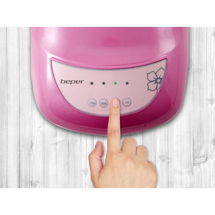 Beper 40.992 lâmpada LED para unhas de gel branca