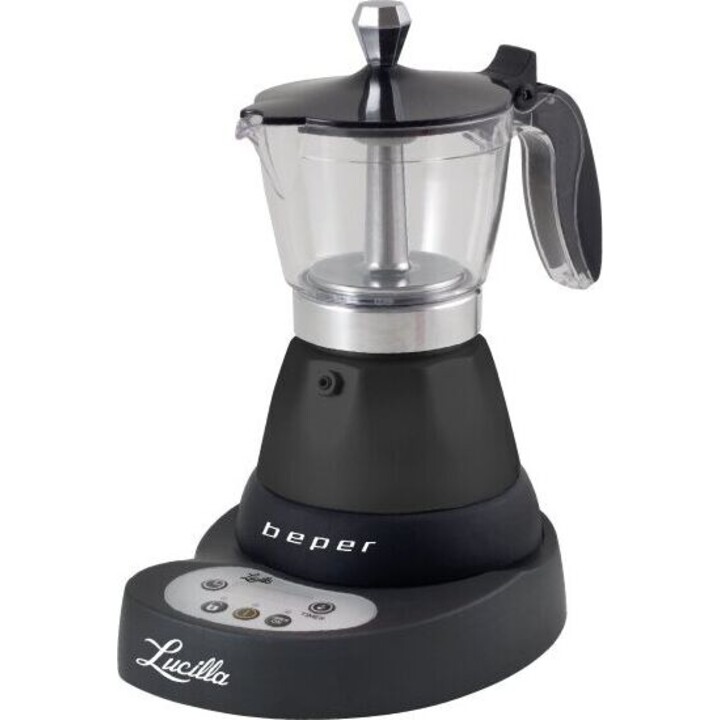 Beper BC.041N Cafeteira elétrica Lucilla preta