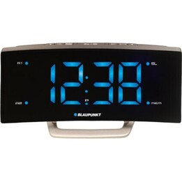 Blaupunkt CR7USB rádio-despertador com carregamento USB preto