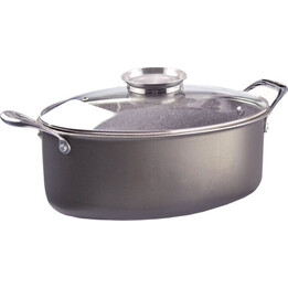 Cacerola ovalada profesional Pensofal 5521 Invictum de 32 cm (2 asas con cristal)