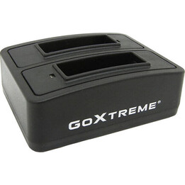 Estación de carga de baterías GoXtreme Dual Vision 4K 01492