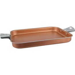 Grelha retangular para bifes Pensofal Cuprum 35x26 6716