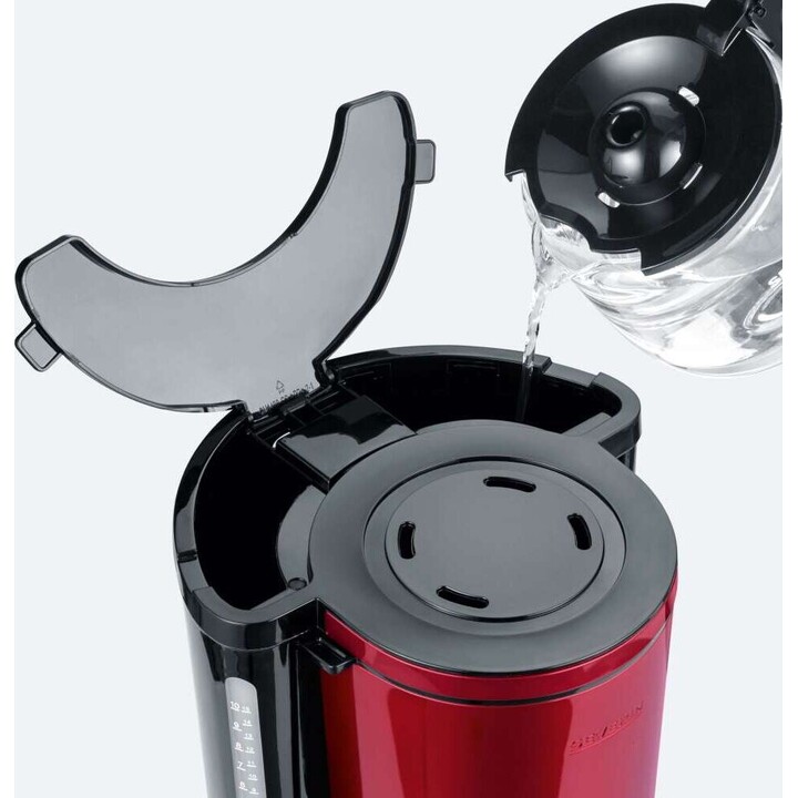 Severin KA 4817 macchina per caffè filtro rossa metallica