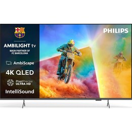 Televisor PHILIPS Ambilight 65PQS8501/12 de 65 polegadas, 4K QLED e Smart TV | Pixel Precise Ultra HD, Titan OS, som Dolby Atmos
