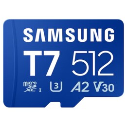 Carte mémoire microSD XC Samsung P7 512 Go / Classe 10 / 170 Mo/s