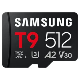 Samsung P9 512GB microSD XC Memory Card / Class 10 / 200MBs