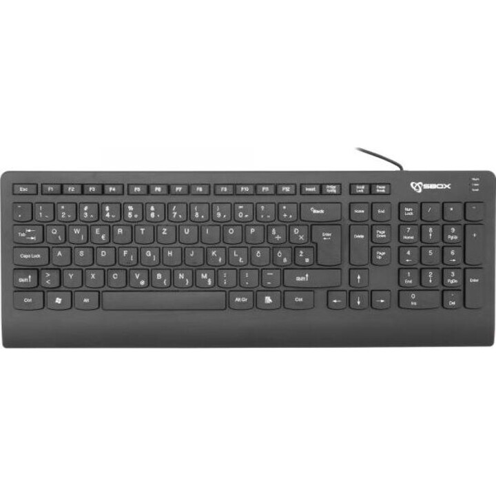 Sbox Keyboard Wired USB K-20
