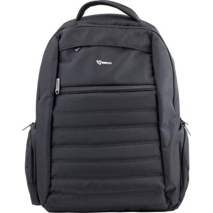 Sac à dos pour ordinateur portable Sbox Texas 17,3" NSS-19072 noir