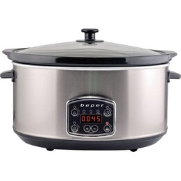 Beper BC.510 Slow Cooker Digital 4.5L 280W - Compre Online