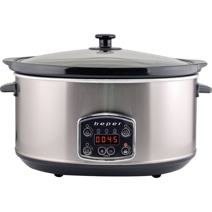 Beper BC.510 Slow Cooker Digital 4.5L 280W - Compre Online