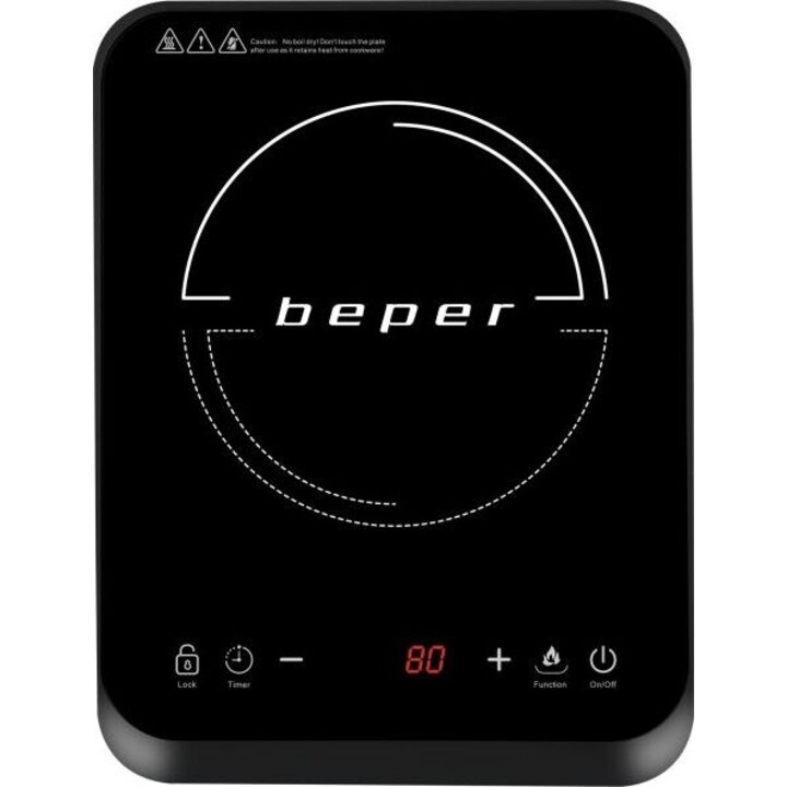 Beper BF.700 piano cottura a induzione nero