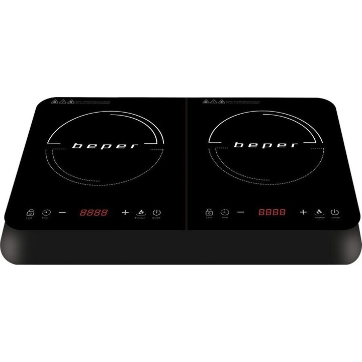 Beper BF.720 double induction hob black
