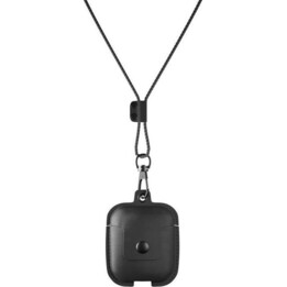 Étui en cuir noir Woodcessories AirCase pour AirPods ECO308