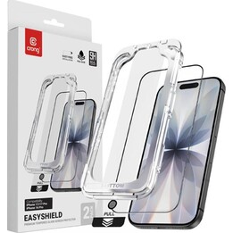 Crong Vetro temperato iPhone 17/17 Pro/ 16 Pro 2 pezzi