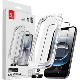 Crong Tempered glass iPhone 17e / 16e / 14 / 13 / 13 Pro (2pcs)