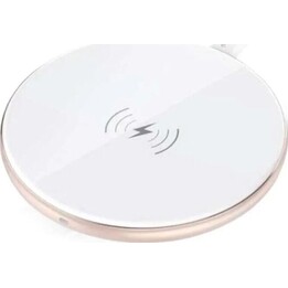 Cargador inalámbrico ultradelgado Devia Comet serie blanco