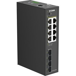 Switch Industrial Gigabit Smart Managed PoE++ de 12 puertos con 4 SFP