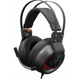 White Shark GH-1949 Caracal auscultadores gaming pretos/prateados