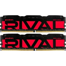 Kit UDIMM DDR4 2x32GB goodram RIVAL Vermelho Radiante