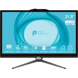 MSI PRO AP222T 13M-434EU Intel Pentium G7400 4 GB 128 GB 22" W11P Nero