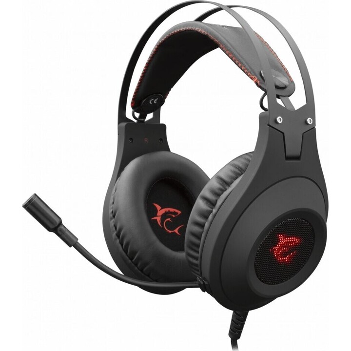 WHITE SHARK GH-2041 Wildcat casque gaming noir