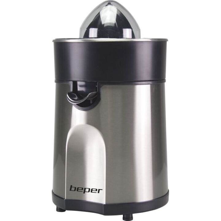 Beper P102EST001 Electric Citrus Juicer 85W Black/Stainless Steel