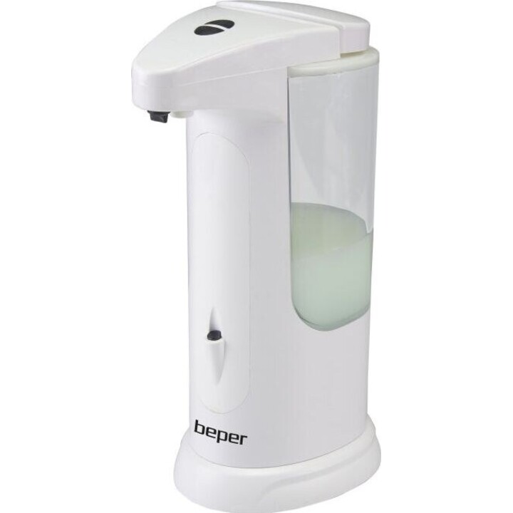 Beper P201UTP004 dispensador automático de jabón y gel higienizante blanco