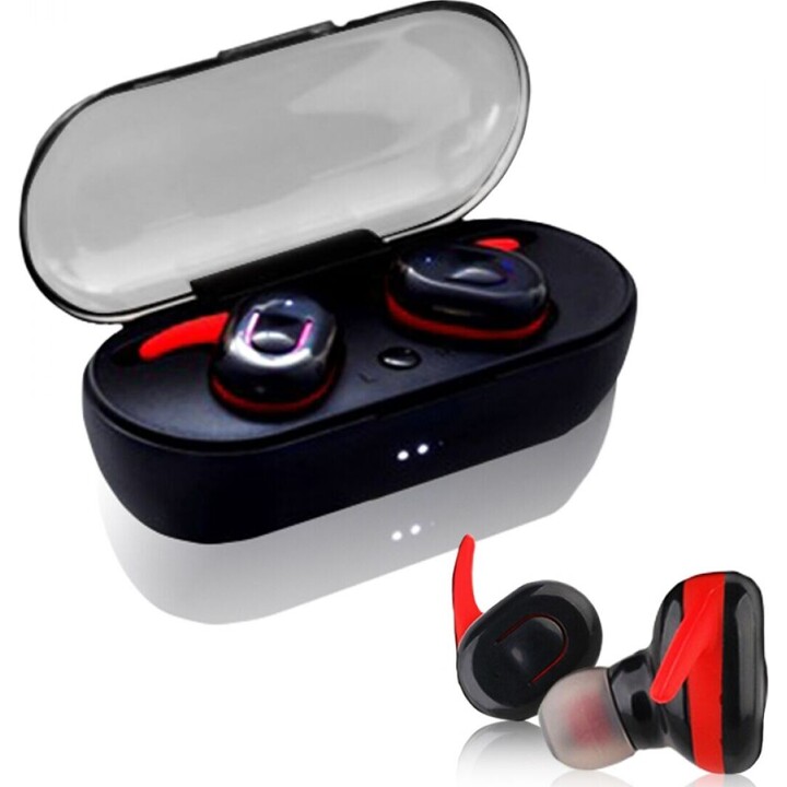 V.Silencer Ture Wireless Earbuds Black/Red
