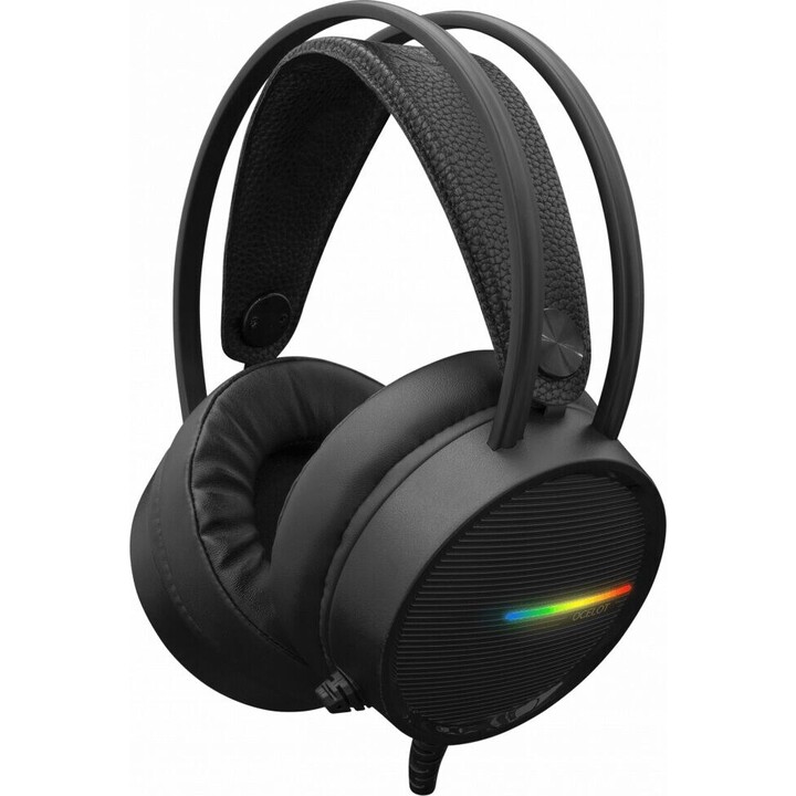 White Shark GH-2042 Ocelot casque gaming noir