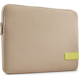 Custodia per laptop Case Logic 4689 Reflect da 13,3" REFPC-113 Plaza Taupe/Sun-Lime